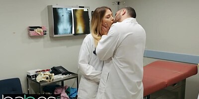 Slutty teen Doctor Blair Williams keeps her pateints happy - BABES