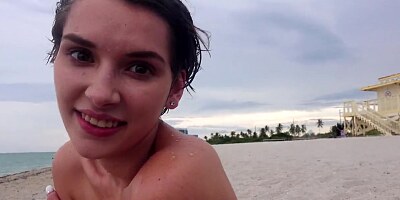 Natalie Porkman thanks Helpful Stranger with her Tight Teen Pussy