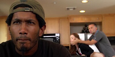 Bitch gets cuckolded right in front of her boyfriend