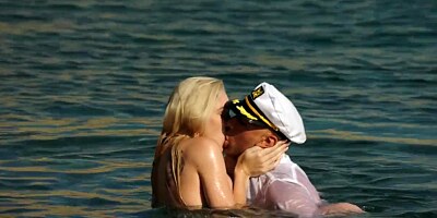 Watch As Kendra Sunderland Has Some Sweet Passionate Sex on a Beach