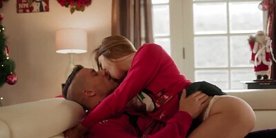 step-daughter hot teen babe avery gives it to sugar daddy for christmas