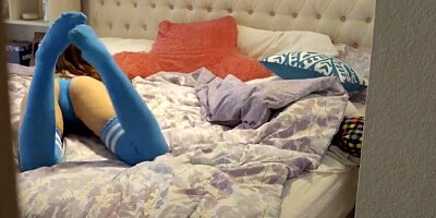 MESSING WITH STEP SIS AND MY COCK SLIPS IN!