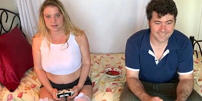 Little stepsis gets big stepbrother's cock