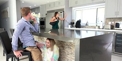 My Petite Step Sister taking Big Cock and Creampie