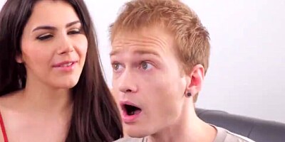 step-sisters teach brother how to fuck a hot mom - spizoo