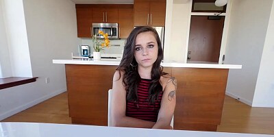 Stepsister fucks bro for car keys