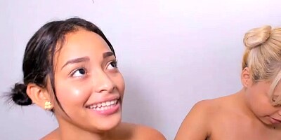 Big Booty Lesbians Lick and Pound each others Pussy and Asshole