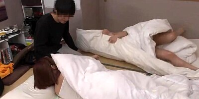 JAV Collection - Sex with two Step-sisters Stay Overnight