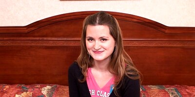 Thin Teen Takes a Fat 8 inch Dick