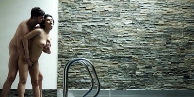 MY SISTER FUCKED HARD AND CREAMPIED BY THE POOL ANAL