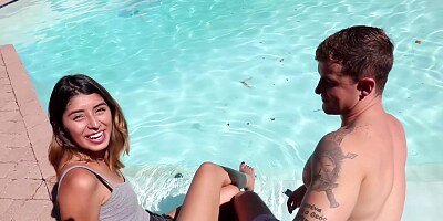 Kaleb Bell And Vanessa Ortiz - Young Guy Rimming The Ass Before Fucking