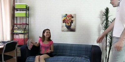 Fucking girlfriend for cash bonus