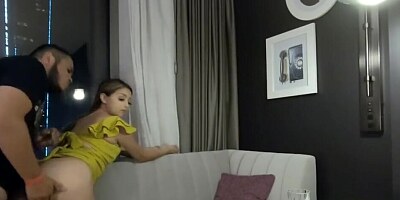 Lexi Aaane is getting nicely fucked in this homemade sex scene