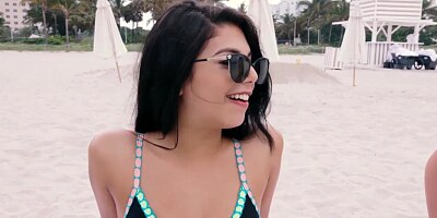 SCAM ANGELS - American Gina Valentina and Karlee Grey wild fucking in Miami