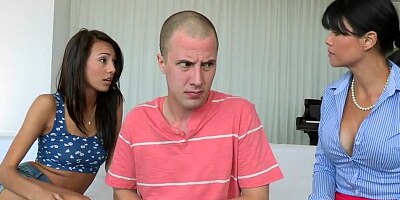 Dana Vespoli and Janice Griffith are sharing one hung dude