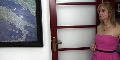 Blonde MILF Has Sex With Horny Stepson