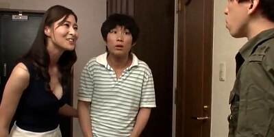 Sweet Asian MILF is being filled with horny stepson's cock