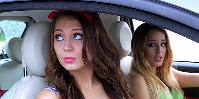 Sexy JoJo Kiss fucks the detective with a big dick outdoors