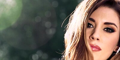 Handsome man Toni Ribas fucks his brunette girlfriend outdoors