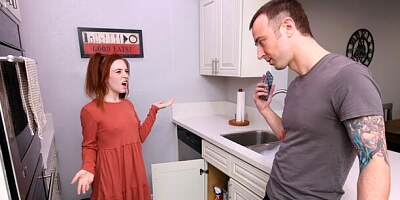 Redhead gets brute-fuck lesson