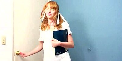 A tiny hot woman with a sexy ass is getting cumshot on the table