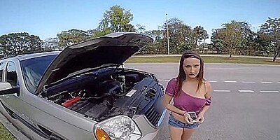 Ashley Gets Towed - Juan Largo And Ashley Adams