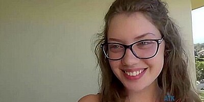 Elena Koshka In Elena Couldnt Hold It In, So She Pees In The Back Seat