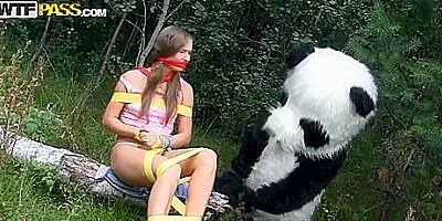 Wild Sex To Award A Hero Panda With Mancy