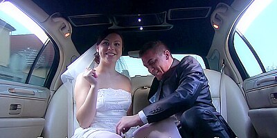 Bride Gets Fucked Hard By Husband And His Friend