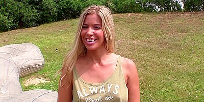 Breaking The Blondes Tight Ass