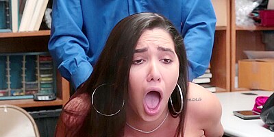 Naughty Girl Gets Punishment From The Officer