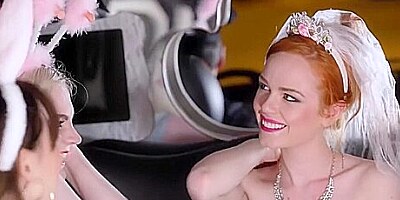 Orgy In The Restaurant - Suzy Rainbow, Lucia Love And Carly Rae Summers