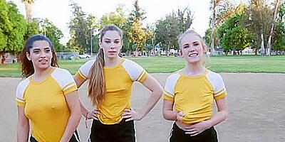 Gabriela Lopez, Natalie Knight And Bobbi Dylan In Track And Feel