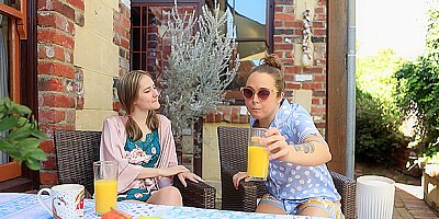 Real Lesbians, Not Just On A Camera - Pixie Faye, Eva May And Juno