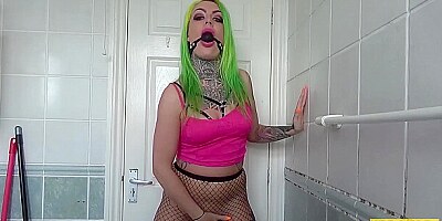 PASCALSSUBSLUTS - Busty Babe In Fishnets Anal Banging