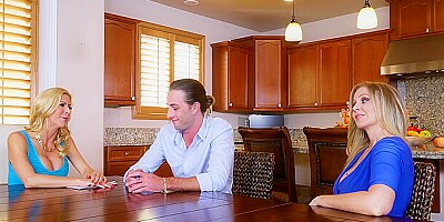 Horny Moms Want To Fuck This Shy Boy