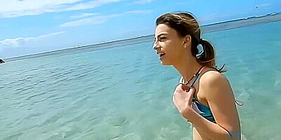 Kristen Scott - Kristen Loves The Cum On Her Tits After A Long Day Of Tourist Stuff