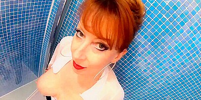 British Mature Red Xxx Oils up Her Big Plump Tits