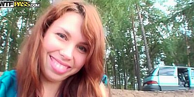 Horny Sex Lovers Have Fun In The Fresh Air With Iva Zan