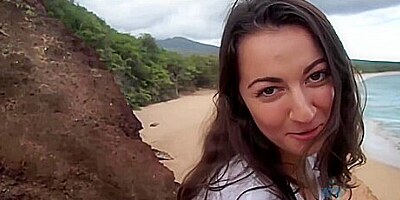 Lily Adams In Lily Leaves Her Mark In The Bushes As Soon As She Gets To Hawaii