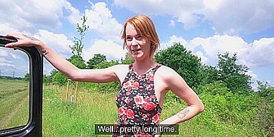 Ariela Donovan - Peeping Cabbie Fucks Skinny Redhead