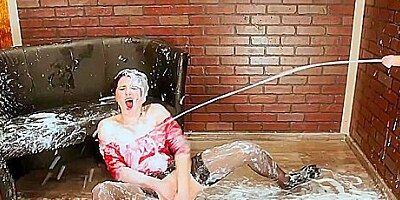 Surprised And Pounded By Slime Wave
