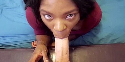 Black Girl With Big Tits And Belly Piercing Fucks Her White Boyfriend With Rylee Foxxx