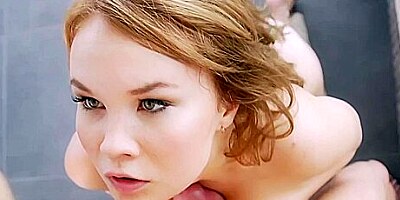 Courtney Blue Lets Her Stud Fuck Her Tits Until He Pops