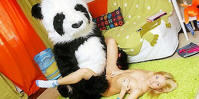 Panda bear in sex toy porn video