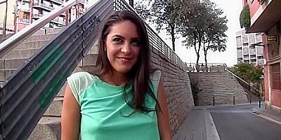 Robin Reid And Carolina Abril In Spanish Waitress Fucks For Cash