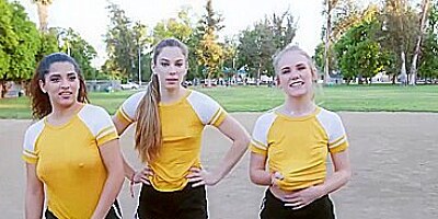 Gabriela Lopez, Natalie Knight and Bobbi Dylan in Track And Feel