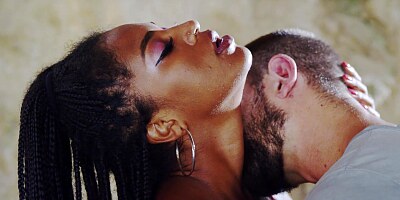 Tina Fire has passionate sex with white lover