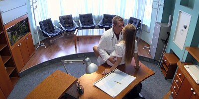 Sweet nurse has an affair with pervy doctor
