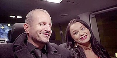 Daphne Klyde in an interracial threesome with anal, DP and two creampies